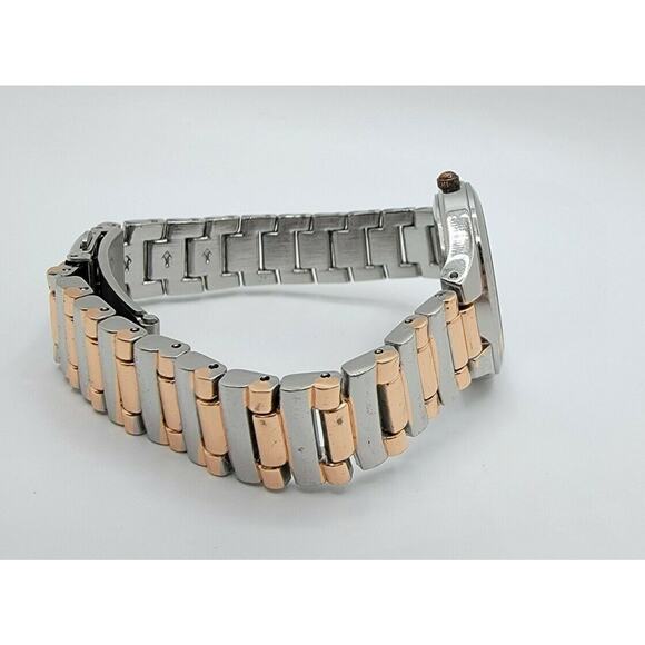 Ladies Anne Klein AK/3109 Two Tone Rose Gold Stainless Steel Analog Quartz Watch - Picture 9 of 10
